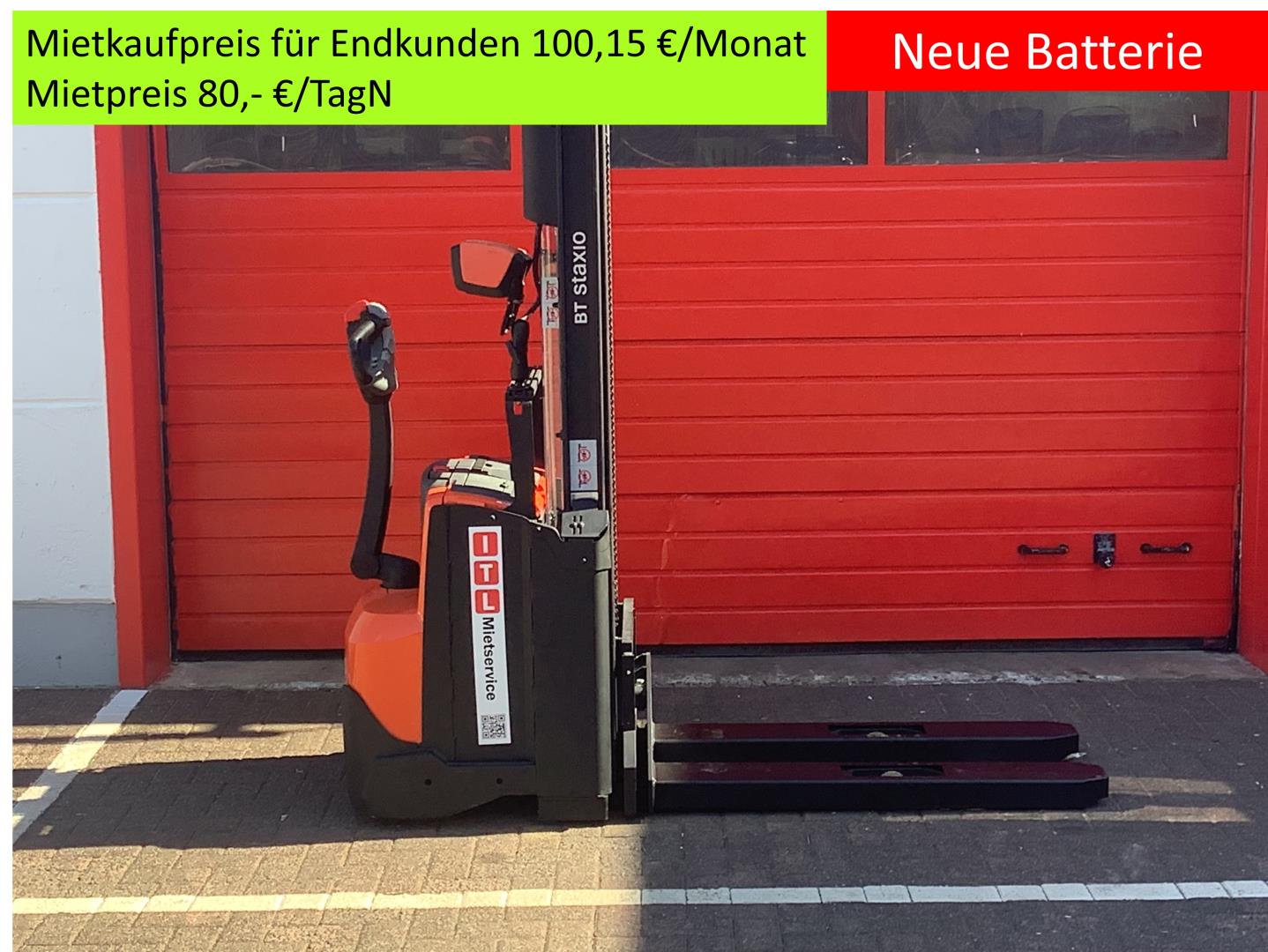 Toyota Gabelstapler Hochhubwagen <br>Toyota SWE100 <br>Baujahr 2014 <br>Betriebsstunden 1167 <br><br>Mietkauf 74,30 €/Monat 2 Hochhubwagen <br>Toyota SWE100 <br>Baujahr 2014 <br>Betriebsstunden 1167 <br><br>Mietkauf 74,30 €/Monat – Bild 2