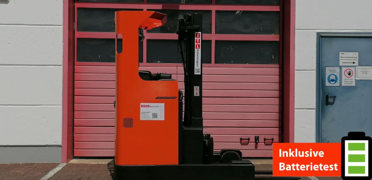 Toyota Gabelstapler Schubmaststapler <br>Toyota RRE140 <br>Baujahr 2014 <br>Betriebsstunden 3274 <br><br>Mietkauf 163,47 €/Monat 1 Schubmaststapler <br>Toyota RRE140 <br>Baujahr 2014 <br>Betriebsstunden 3274 <br><br>Mietkauf 163,47 €/Monat
