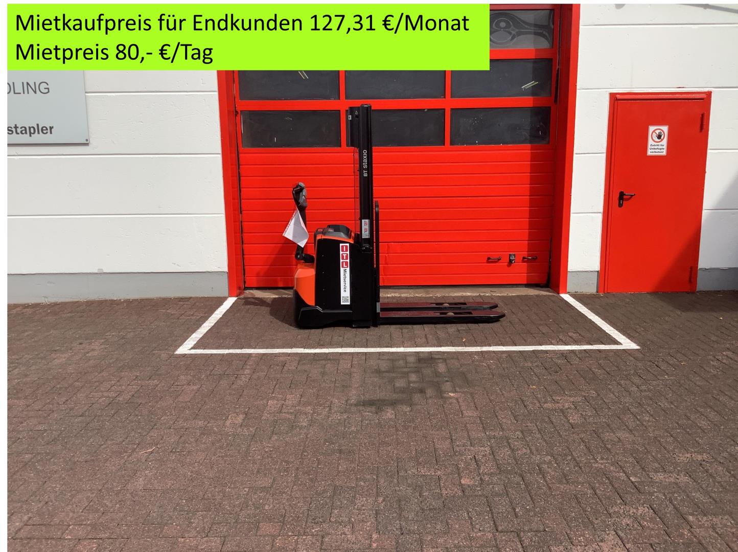 Toyota Gabelstapler Hochhubwagen <br>Toyota SWE120 <br>Baujahr 2019 <br>Betriebsstunden 561 <br><br>Mietkauf 107,33 €/Monat 2 Hochhubwagen <br>Toyota SWE120 <br>Baujahr 2019 <br>Betriebsstunden 561 <br><br>Mietkauf 107,33 €/Monat – Bild 2
