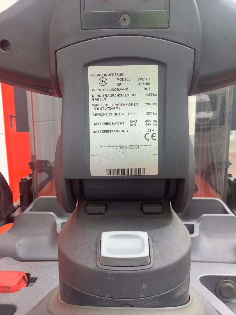 Toyota Gabelstapler Hochhubwagen <br>Toyota SPE140L <br>Baujahr 2017 <br>Betriebsstunden 3207 <br><br>Mietkauf 130,44 €/Monat 7 Hochhubwagen <br>Toyota SPE140L <br>Baujahr 2017 <br>Betriebsstunden 3207 <br><br>Mietkauf 130,44 €/Monat – Bild 7