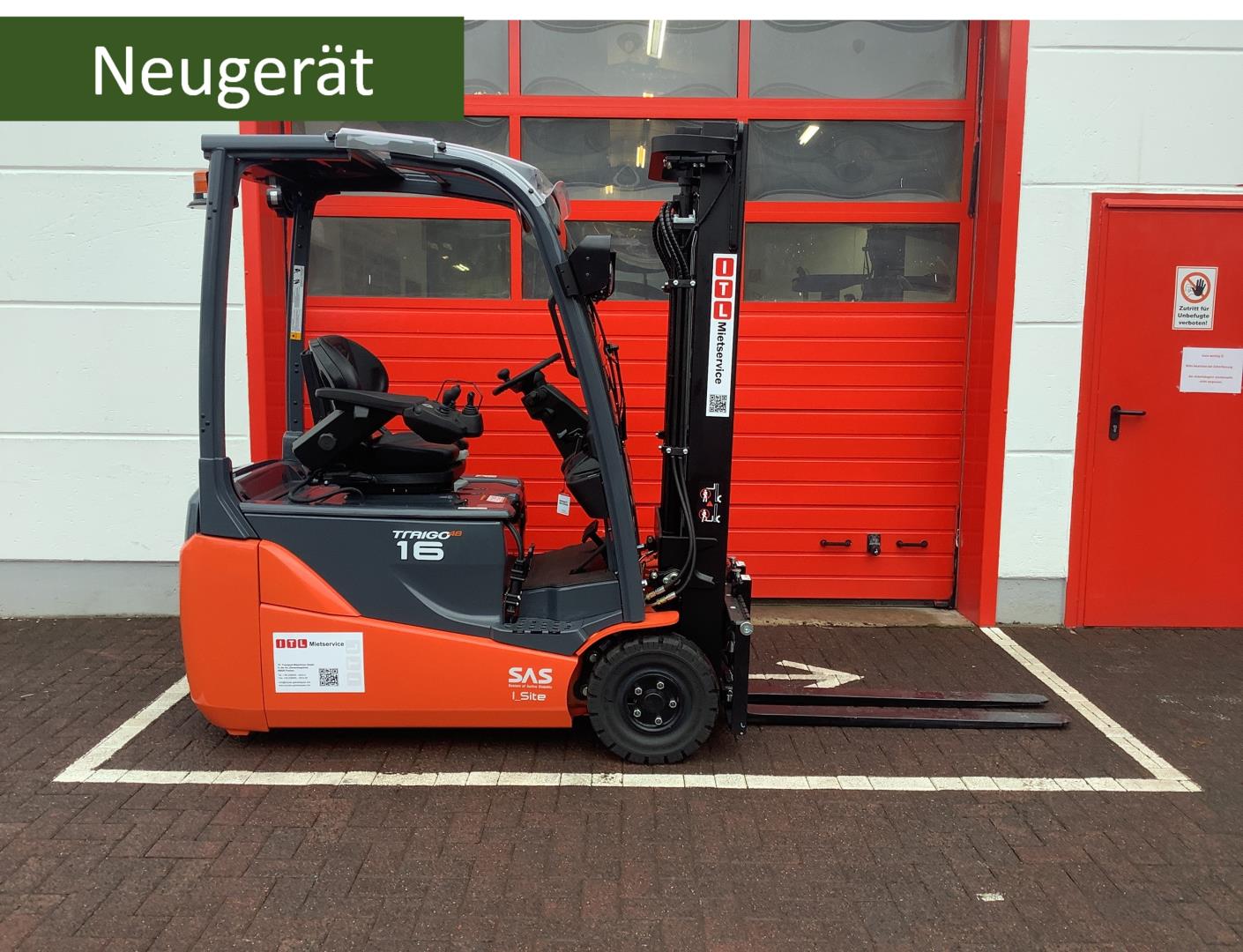Toyota Gabelstapler Toyota Elektro 3-Rad Stapler <br>Toyota 8FBE16T <br>Baujahr 2023 <br>Betriebsstunden 273 <br><br>Mietkauf 493,71 €/Monat 2 Toyota Elektro 3-Rad Stapler <br>Toyota 8FBE16T <br>Baujahr 2023 <br>Betriebsstunden 273 <br><br>Mietkauf 493,71 €/Monat – Bild 2