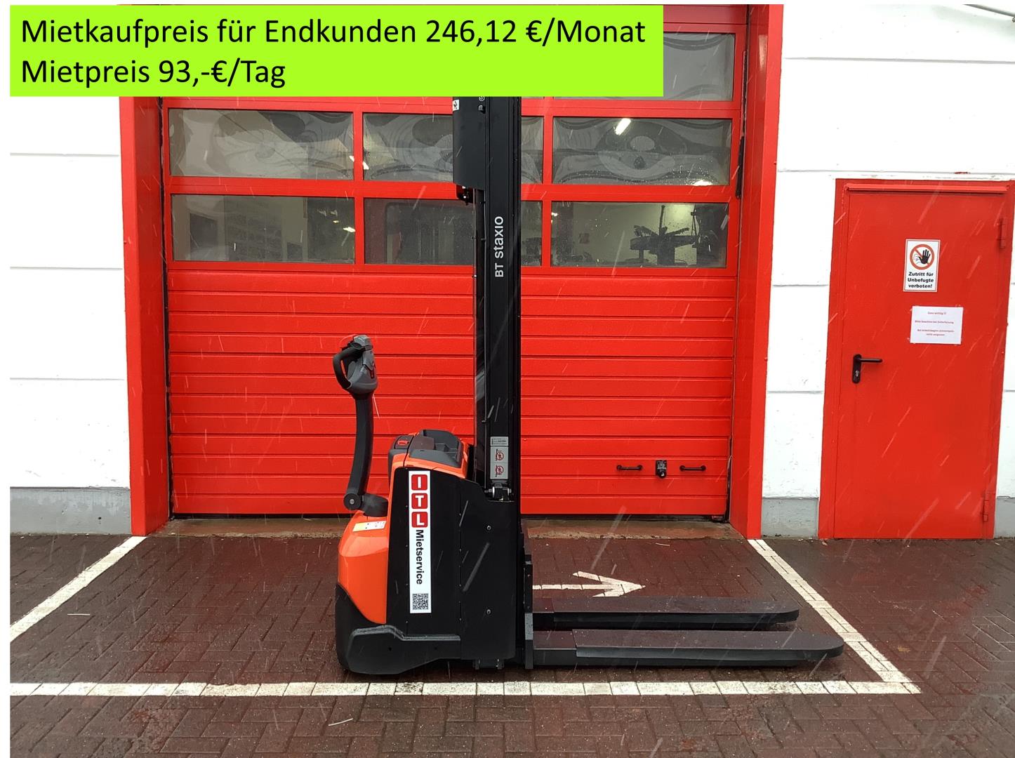 Toyota Gabelstapler Hochhubwagen <br>Toyota SWE140L <br>Baujahr 2023 <br>Betriebsstunden 129 <br><br>Mietkauf 239,42 €/Monat 2 Hochhubwagen <br>Toyota SWE140L <br>Baujahr 2023 <br>Betriebsstunden 129 <br><br>Mietkauf 239,42 €/Monat – Bild 2