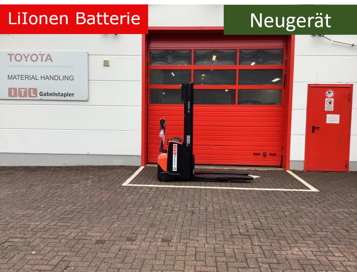 Toyota Gabelstapler Hochhubwagen <br>Toyota SWE120L <br>Baujahr 2024 <br>Betriebsstunden 9 <br><br>Mietkauf 194,84 €/Monat 1 Hochhubwagen <br>Toyota SWE120L <br>Baujahr 2024 <br>Betriebsstunden 9 <br><br>Mietkauf 194,84 €/Monat