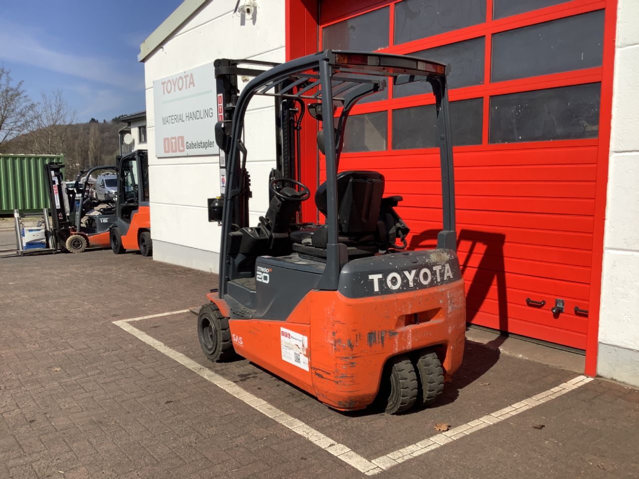 Toyota Gabelstapler Toyota Elektro 4-Rad Stapler <br>Toyota 8FBE20T-Export <br>Baujahr 2017 <br>Betriebsstunden 4768 <br><br>Mietkauf 135,40 €/Monat 8 Toyota Elektro 4-Rad Stapler <br>Toyota 8FBE20T-Export <br>Baujahr 2017 <br>Betriebsstunden 4768 <br><br>Mietkauf 135,40 €/Monat – Bild 8