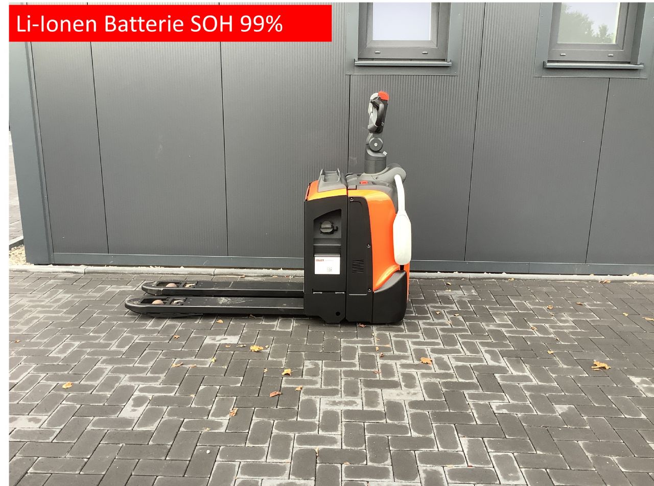 Toyota Gabelstapler Niederhubwagen <br>Toyota LPE200 <br>Baujahr 2024 <br>Betriebsstunden 1100 <br><br>Mietkauf 130,44 €/Monat 1 Niederhubwagen <br>Toyota LPE200 <br>Baujahr 2024 <br>Betriebsstunden 1100 <br><br>Mietkauf 130,44 €/Monat