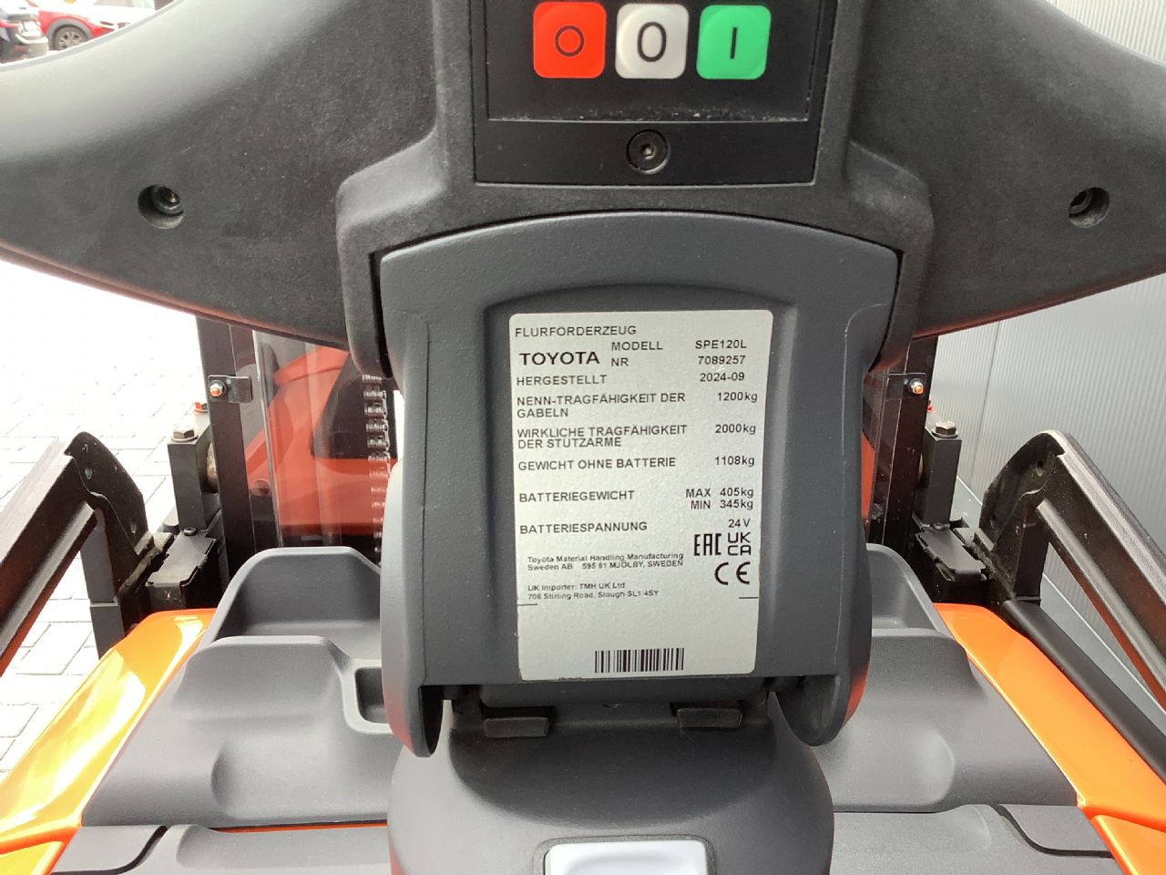 Toyota Gabelstapler Hochhubwagen <br>Toyota SPE120L <br>Baujahr 2024 <br>Betriebsstunden 1619 <br><br>Mietkauf 206,40 €/Monat 10 Hochhubwagen <br>Toyota SPE120L <br>Baujahr 2024 <br>Betriebsstunden 1619 <br><br>Mietkauf 206,40 €/Monat – Bild 10