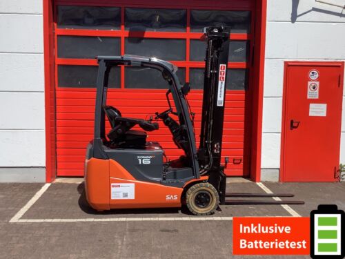 Toyota Gabelstapler Toyota Elektro 3-Rad Stapler <br>Toyota 8FBEK16T <br>Baujahr 2018 <br>Betriebsstunden 2152 <br><br>Mietkauf 288,96 €/Monat 2 Toyota-Gabelstapler-212 024708 1