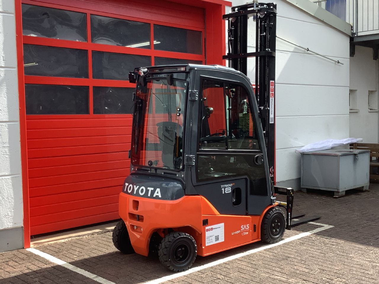Toyota Gabelstapler Toyota Elektro 4-Rad Stapler <br>Toyota 8FBM18T <br>Baujahr 2025 <br>Betriebsstunden 545 <br><br>Mietkauf 693,50 €/Monat 6 Toyota Elektro 4-Rad Stapler <br>Toyota 8FBM18T <br>Baujahr 2025 <br>Betriebsstunden 545 <br><br>Mietkauf 693,50 €/Monat – Bild 6