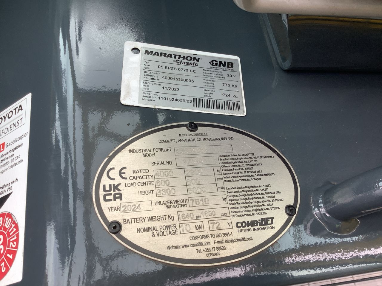 Toyota Gabelstapler Seitenstapler <br>Combilift CBE4000 <br>Baujahr 2024 <br>Betriebsstunden 126 <br><br>Mietkauf 1269,77 €/Monat 6 Seitenstapler <br>Combilift CBE4000 <br>Baujahr 2024 <br>Betriebsstunden 126 <br><br>Mietkauf 1269,77 €/Monat – Bild 6