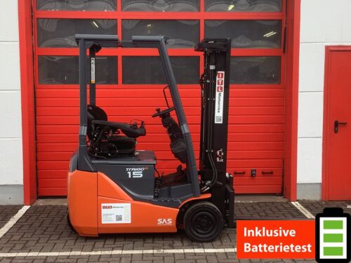 Toyota Gabelstapler Toyota Elektro 3-Rad Stapler <br>Toyota 8FBE15T <br>Baujahr 2020 <br>Betriebsstunden 4652 <br><br>Mietkauf 246,03 €/Monat 6 Toyota-Gabelstapler-212 026265 1