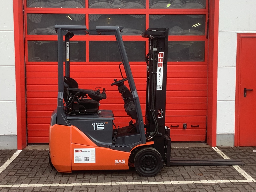 Toyota Gabelstapler Toyota Elektro 3-Rad Stapler <br>Toyota 8FBE15T <br>Baujahr 2020 <br>Betriebsstunden 4652 <br><br>Mietkauf 246,03 €/Monat 2 Toyota Elektro 3-Rad Stapler <br>Toyota 8FBE15T <br>Baujahr 2020 <br>Betriebsstunden 4652 <br><br>Mietkauf 246,03 €/Monat – Bild 2