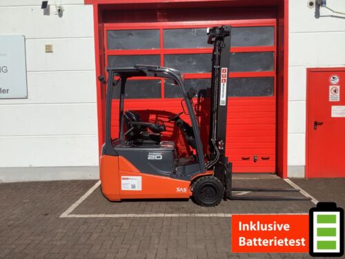Toyota Gabelstapler Toyota Elektro 3-Rad Stapler <br>Toyota 8FBE20T <br>Baujahr 2020 <br>Betriebsstunden 4937 <br><br>Mietkauf 328,59 €/Monat 13 Toyota-Gabelstapler-212 026274 1