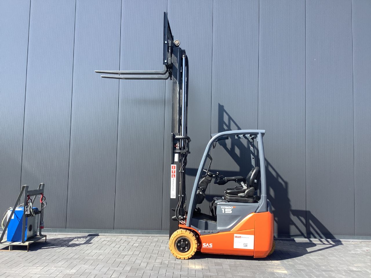 Toyota Gabelstapler Toyota Elektro 3-Rad Stapler <br>Toyota 8FBE15T <br>Baujahr 2018 <br>Betriebsstunden 3784 <br><br>Mietkauf 179,98 €/Monat 2 Toyota Elektro 3-Rad Stapler <br>Toyota 8FBE15T <br>Baujahr 2018 <br>Betriebsstunden 3784 <br><br>Mietkauf 179,98 €/Monat – Bild 2