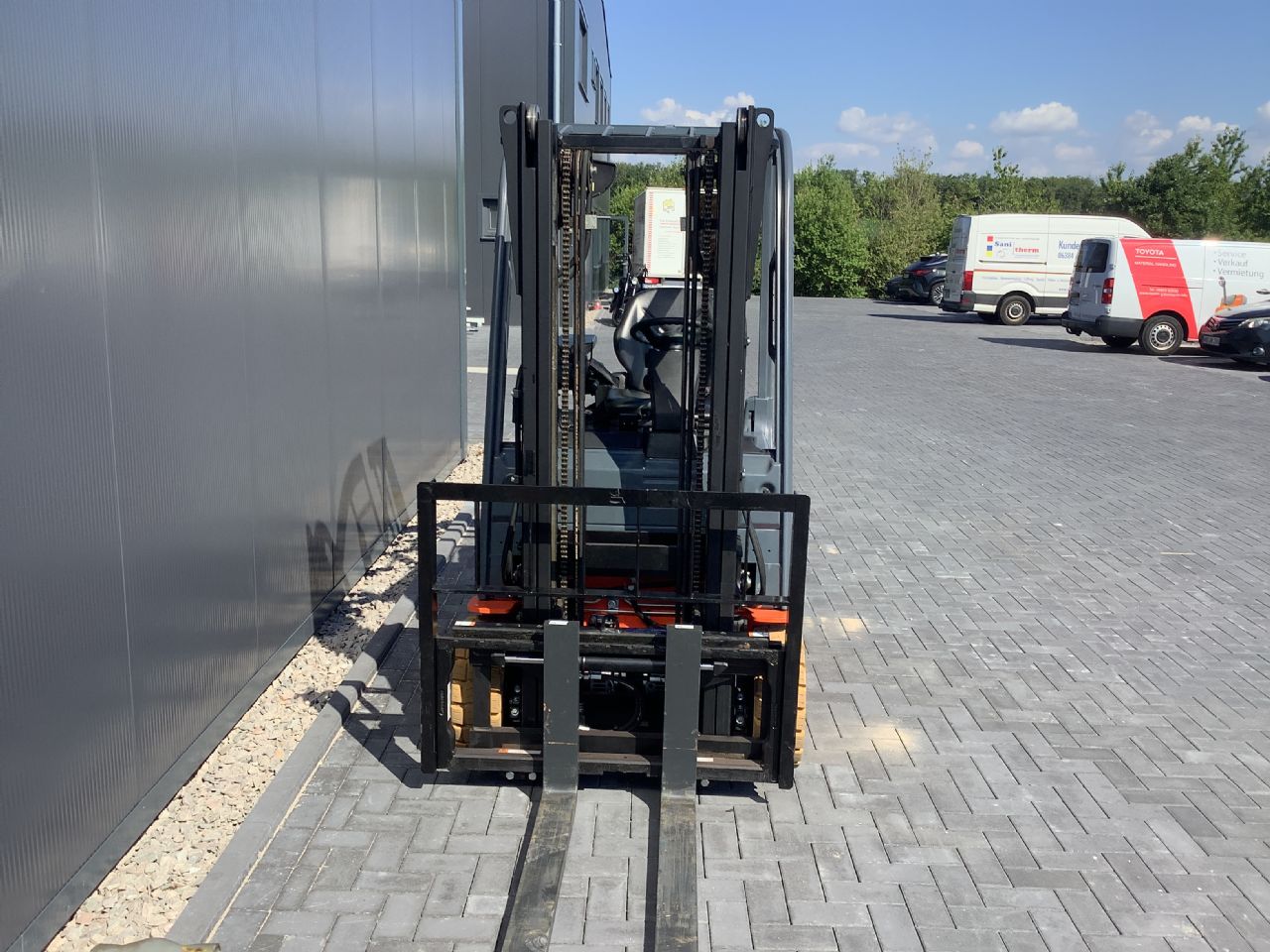 Toyota Gabelstapler Toyota Elektro 3-Rad Stapler <br>Toyota 8FBE15T <br>Baujahr 2018 <br>Betriebsstunden 3784 <br><br>Mietkauf 179,98 €/Monat 5 Toyota Elektro 3-Rad Stapler <br>Toyota 8FBE15T <br>Baujahr 2018 <br>Betriebsstunden 3784 <br><br>Mietkauf 179,98 €/Monat – Bild 5