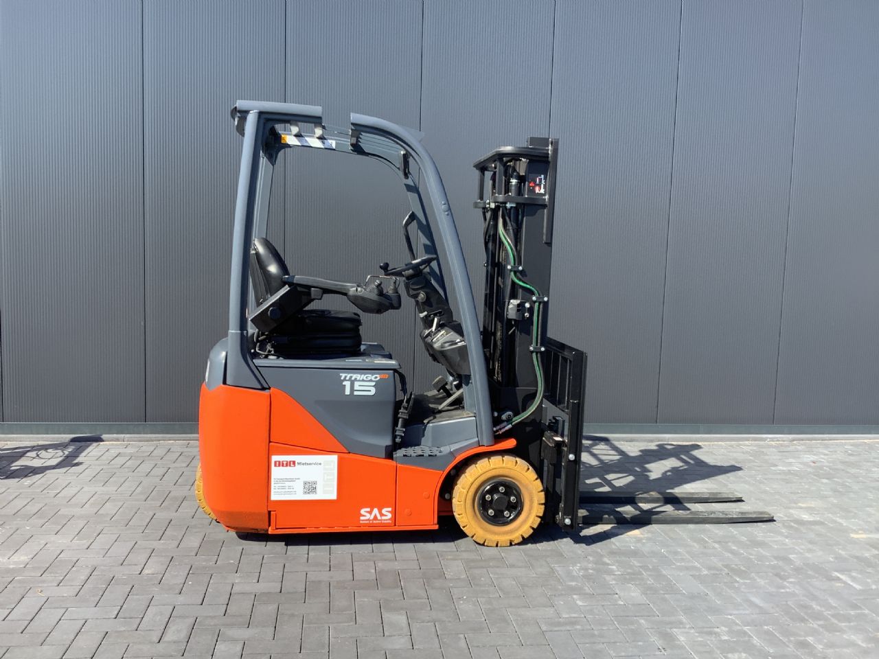Toyota Gabelstapler Toyota Elektro 3-Rad Stapler <br>Toyota 8FBE15T <br>Baujahr 2018 <br>Betriebsstunden 3784 <br><br>Mietkauf 179,98 €/Monat 8 Toyota Elektro 3-Rad Stapler <br>Toyota 8FBE15T <br>Baujahr 2018 <br>Betriebsstunden 3784 <br><br>Mietkauf 179,98 €/Monat – Bild 8