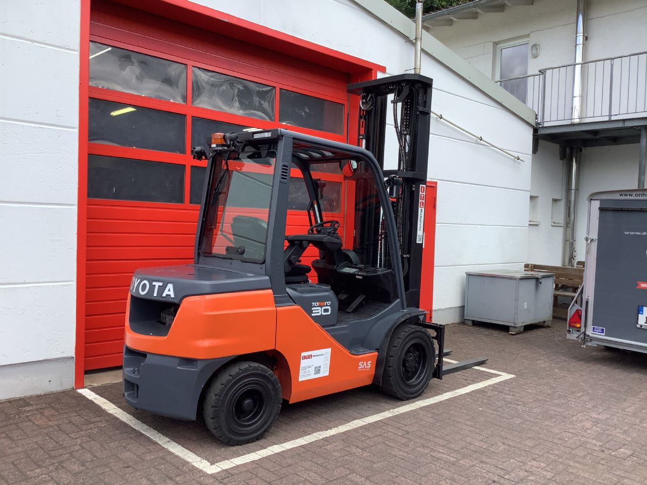 Toyota Gabelstapler Toyota Verbrenner Dieselstapler <br>Toyota 52-8FDF30 <br>Baujahr 2022 <br>Betriebsstunden 3263 <br><br> 5 Toyota Verbrenner Dieselstapler <br>Toyota 52-8FDF30 <br>Baujahr 2022 <br>Betriebsstunden 3263 <br><br> – Bild 5