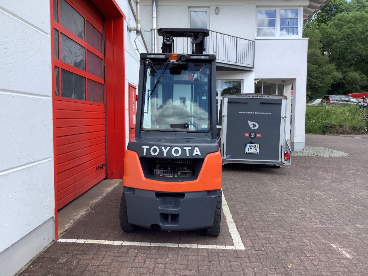 Toyota Gabelstapler Toyota Verbrenner Dieselstapler <br>Toyota 52-8FDF30 <br>Baujahr 2022 <br>Betriebsstunden 3263 <br><br> 7 Toyota Verbrenner Dieselstapler <br>Toyota 52-8FDF30 <br>Baujahr 2022 <br>Betriebsstunden 3263 <br><br> – Bild 7