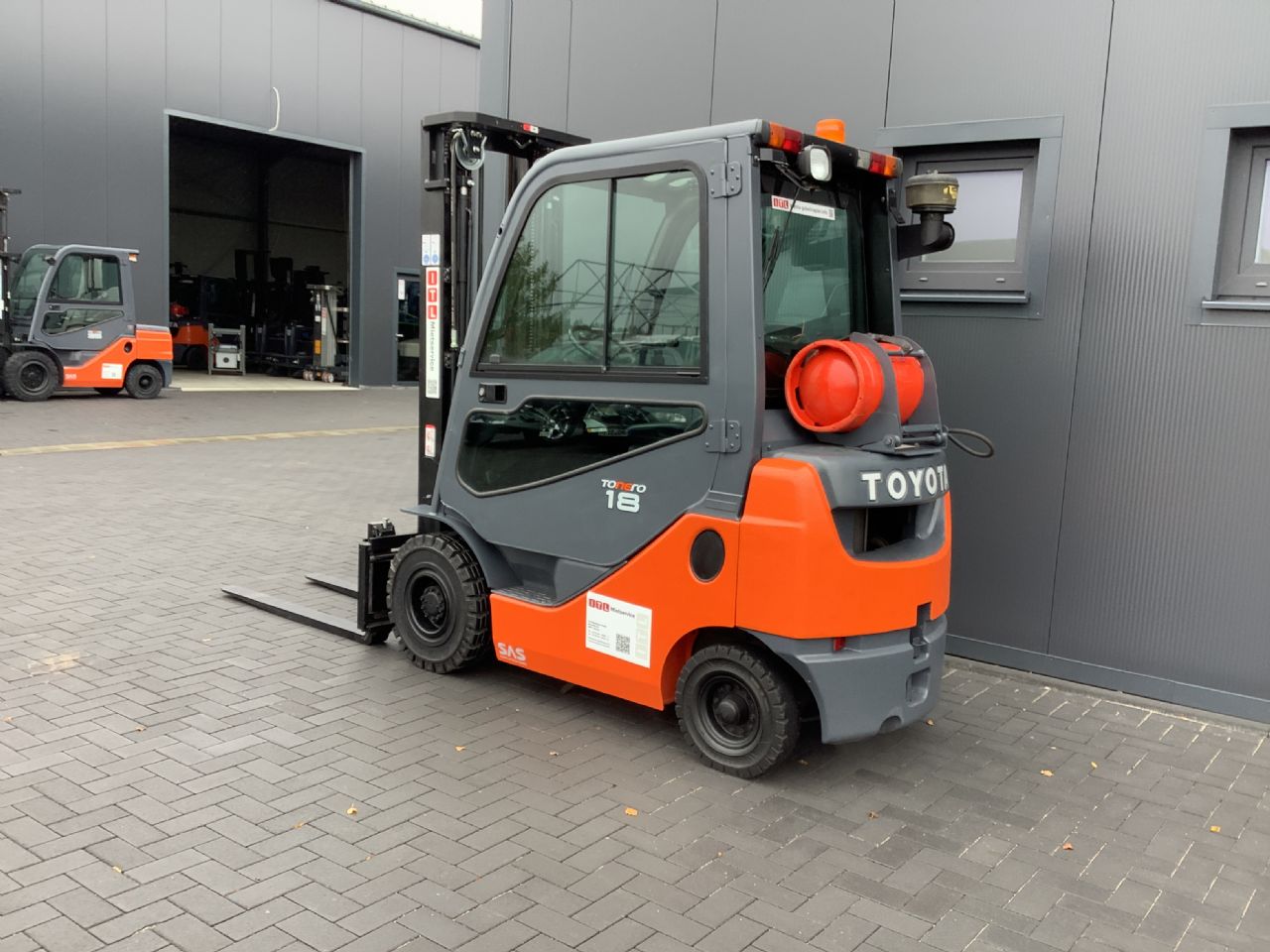 Toyota Gabelstapler Toyota Verbrenner Treibgasstapler <br>Toyota 02-8FGF18 <br>Baujahr 2019 <br>Betriebsstunden 2990 <br><br>Mietkauf 246,03 €/Monat 5 Toyota Verbrenner Treibgasstapler <br>Toyota 02-8FGF18 <br>Baujahr 2019 <br>Betriebsstunden 2990 <br><br>Mietkauf 246,03 €/Monat – Bild 5