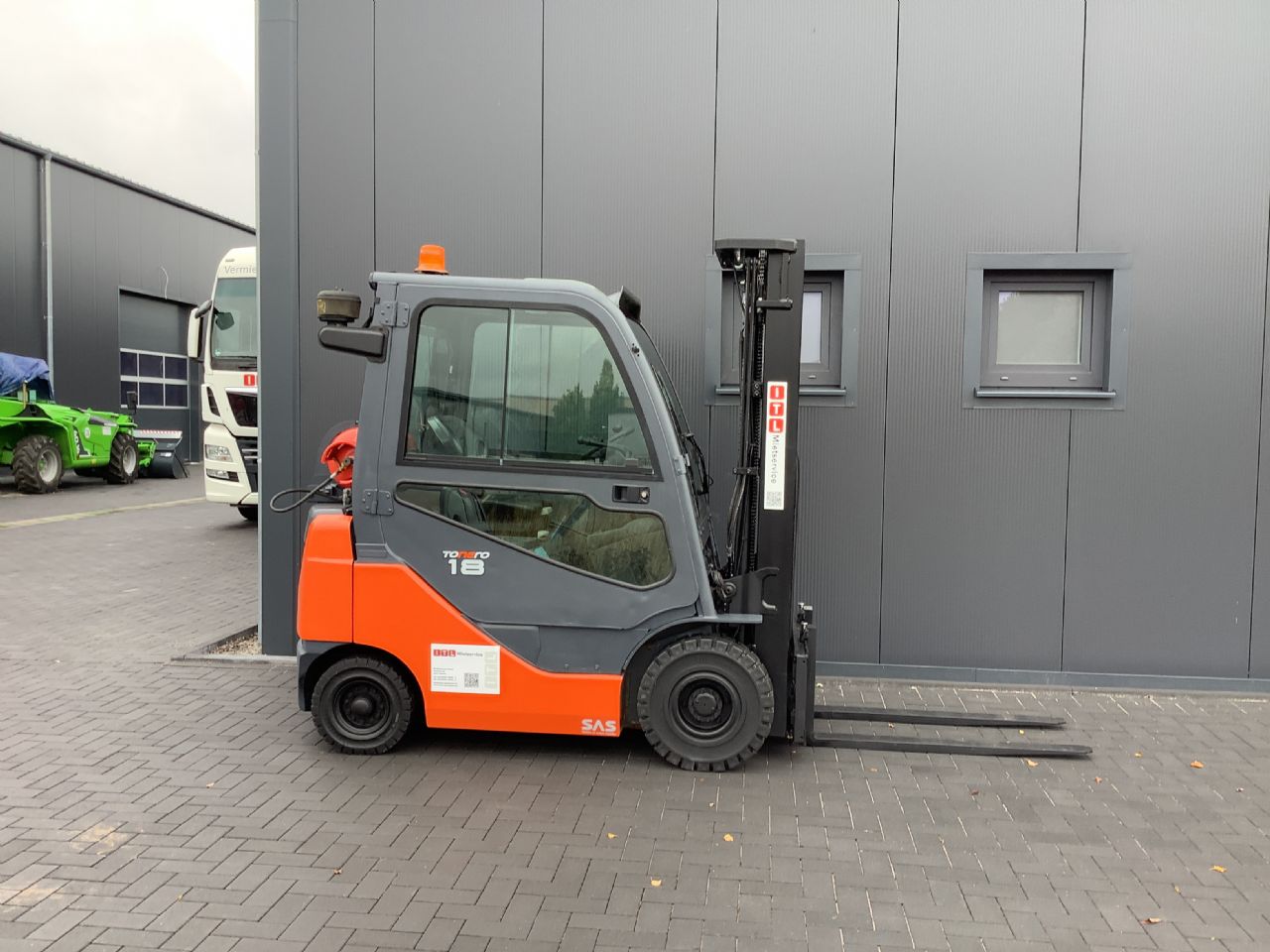 Toyota Gabelstapler Toyota Verbrenner Treibgasstapler <br>Toyota 02-8FGF18 <br>Baujahr 2019 <br>Betriebsstunden 2990 <br><br>Mietkauf 246,03 €/Monat 8 Toyota Verbrenner Treibgasstapler <br>Toyota 02-8FGF18 <br>Baujahr 2019 <br>Betriebsstunden 2990 <br><br>Mietkauf 246,03 €/Monat – Bild 8