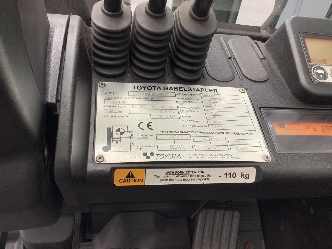 Toyota Gabelstapler Toyota Verbrenner Treibgasstapler <br>Toyota 02-8FGF18 <br>Baujahr 2019 <br>Betriebsstunden 2990 <br><br>Mietkauf 246,03 €/Monat 9 Toyota Verbrenner Treibgasstapler <br>Toyota 02-8FGF18 <br>Baujahr 2019 <br>Betriebsstunden 2990 <br><br>Mietkauf 246,03 €/Monat – Bild 9
