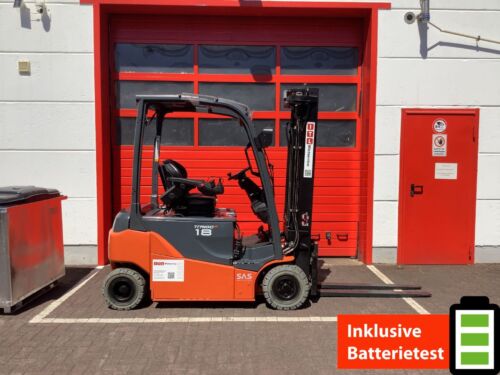 Toyota Gabelstapler Toyota Elektro 4-Rad Stapler <br>Toyota 8FBM18T <br>Baujahr 2021 <br>Betriebsstunden 2615 <br><br>Mietkauf 295,56 €/Monat 4 Toyota-Gabelstapler-212 027220 1