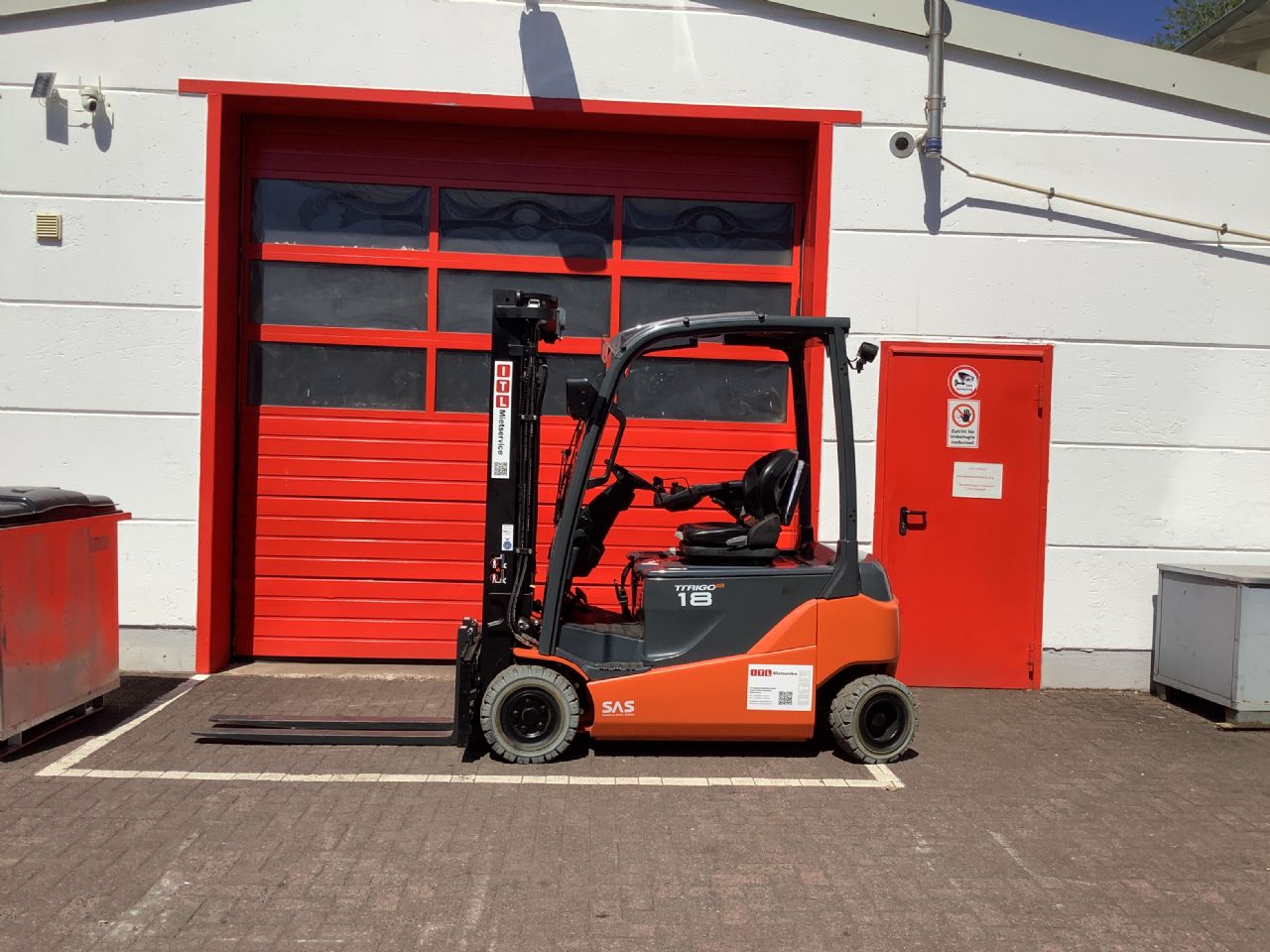 Toyota Gabelstapler Toyota Elektro 4-Rad Stapler <br>Toyota 8FBM18T <br>Baujahr 2021 <br>Betriebsstunden 2615 <br><br>Mietkauf 295,56 €/Monat 9 Toyota Elektro 4-Rad Stapler <br>Toyota 8FBM18T <br>Baujahr 2021 <br>Betriebsstunden 2615 <br><br>Mietkauf 295,56 €/Monat – Bild 9