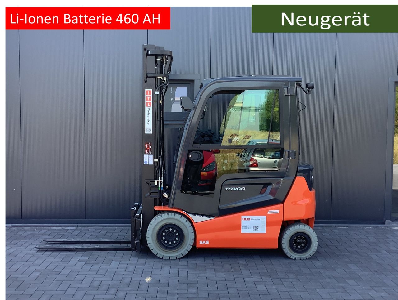 Toyota Gabelstapler Toyota Elektro 4-Rad Stapler <br>Toyota 9FBMK25T <br>Baujahr 2026 <br>Betriebsstunden 0 <br><br>Mietkauf 742,21 €/Monat 1 Toyota Elektro 4-Rad Stapler <br>Toyota 9FBMK25T <br>Baujahr 2026 <br>Betriebsstunden 0 <br><br>Mietkauf 742,21 €/Monat