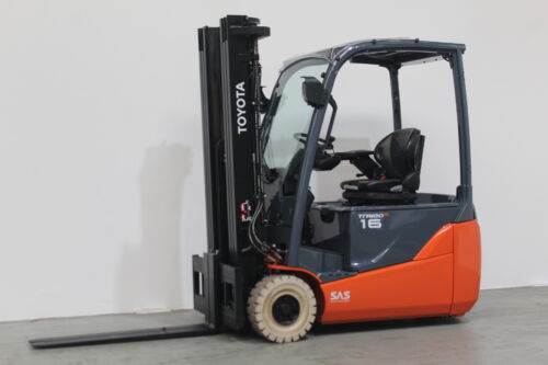 Toyota Gabelstapler Toyota Elektro 3-Rad Stapler <br>Toyota 8FBE16T *sofort verfügbar* <br>Baujahr 2018 <br>Betriebsstunden 3457 <br><br>Mietkauf 262,54 €/Monat 7 Toyota-Gabelstapler-59840 1804008703 1 3