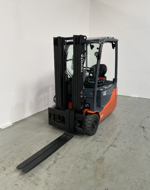 Toyota Gabelstapler Toyota Elektro 3-Rad Stapler <br>Toyota 8FBE16T *sofort verfügbar* <br>Baujahr 2021 <br>Betriebsstunden 1451 <br><br>Mietkauf 315,38 €/Monat 3 Toyota-Gabelstapler-59840 2101026227 1 1
