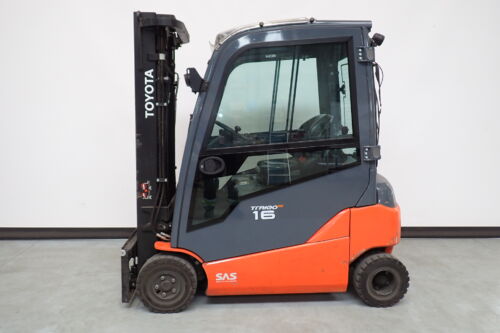 Toyota Gabelstapler Toyota Elektro 4-Rad Stapler <br>Toyota 8FBM16T *sofort verfügbar* <br>Baujahr 2021 <br>Betriebsstunden 2349 <br><br>Mietkauf 284,01 €/Monat 6 Toyota-Gabelstapler-59840 2103013058 1