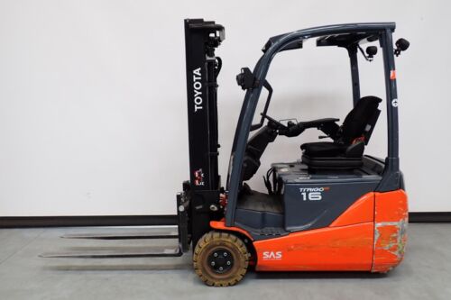 Toyota Gabelstapler Toyota Elektro 3-Rad Stapler <br>Toyota 8FBEK16T <br>Baujahr 2021 <br>Betriebsstunden 2869 <br><br>Mietkauf 229,52 €/Monat 4 Toyota-Gabelstapler-59840 2106017430 1