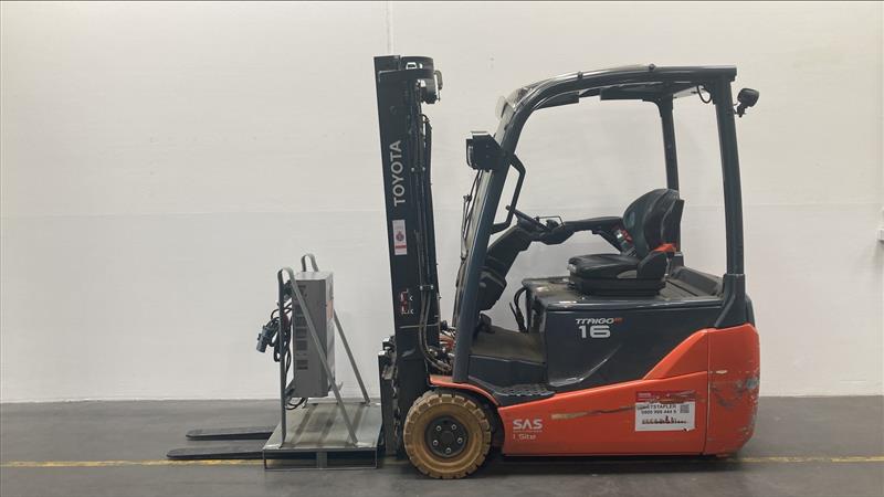 Toyota Gabelstapler Toyota Elektro 3-Rad Stapler <br>Toyota 8FBE16T <br>Baujahr 2023 <br>Betriebsstunden 279 <br><br>Mietkauf 356,66 €/Monat 1 Toyota Elektro 3-Rad Stapler <br>Toyota 8FBE16T <br>Baujahr 2023 <br>Betriebsstunden 279 <br><br>Mietkauf 356,66 €/Monat