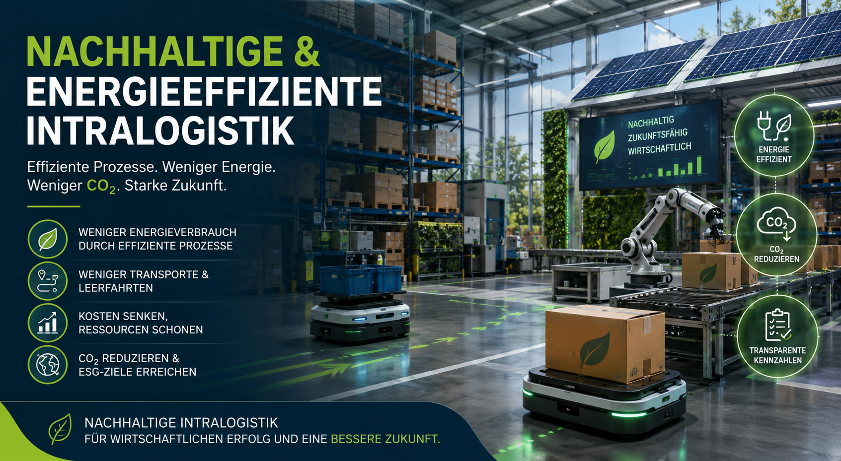 Nachhaltige und energieeffiziente Intralogistik: Wie Unternehmen Kosten und CO₂ senken ITl Gabelstapler Konken Lager modernisieren Saarland Nachhaltige und energieeffiziente Intralogistik: Wie Unternehmen Kosten und CO₂ senken ITl Gabelstapler Konken Lager modernisieren Saarland