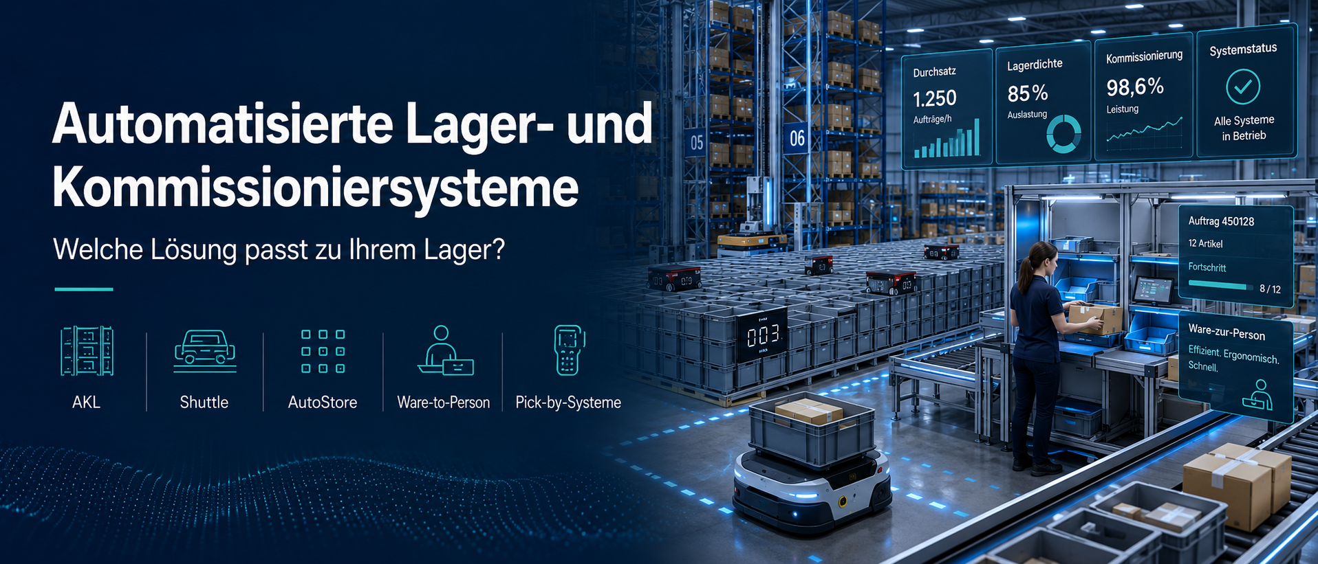 Automatisierte Lager- und Kommissioniersysteme: Welche Lösung passt zu Ihrem Lager?
