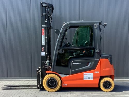 Toyota Gabelstapler Toyota Traigo80 - 9FBM35T -Triplex Hilo FSV5500 - Kab Hz - vSS - 4Kreis-Mini - 460 Ah LiIon (Sorglosmiete) 5 Toyota-Gabelstapler-IMG 4370