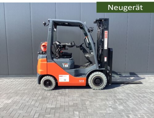 Toyota Gabelstapler Toyota Tonero Treibgas-Motor (Y4) 02-8FGF18-FSV4700-Kab-Mini- vSS 4-Kreise (SOFORT LIEFERBAR Neumaschinen) 5 Toyota-Gabelstapler-Neugeraet 4