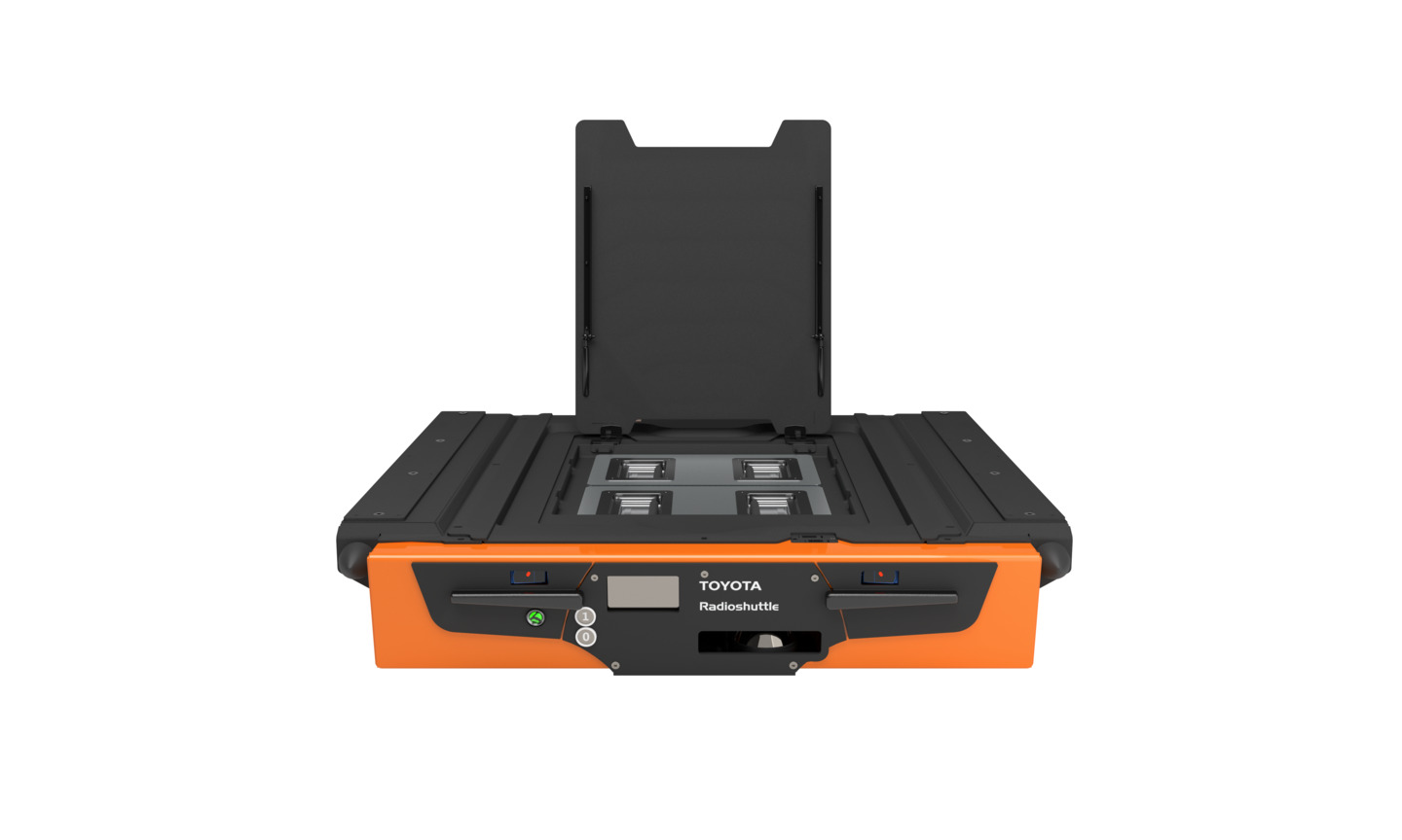Radioshuttle_Battery_display_Fullres Toyota Fahrerlose Radioshuttle Battery
