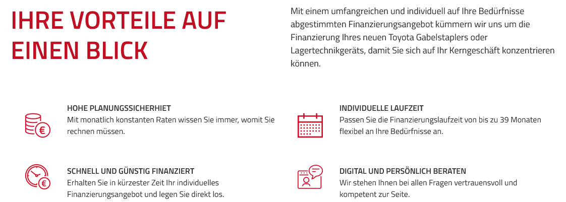 Finanzierungsvorteile bei ITL