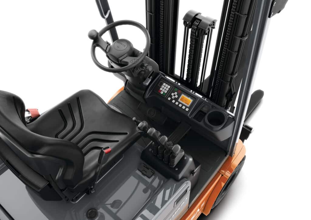 Toyota Gabelstapler Kleiner E-Stapler Traigo24 4 Toyota-Gabelstapler-TRG24 D001B1