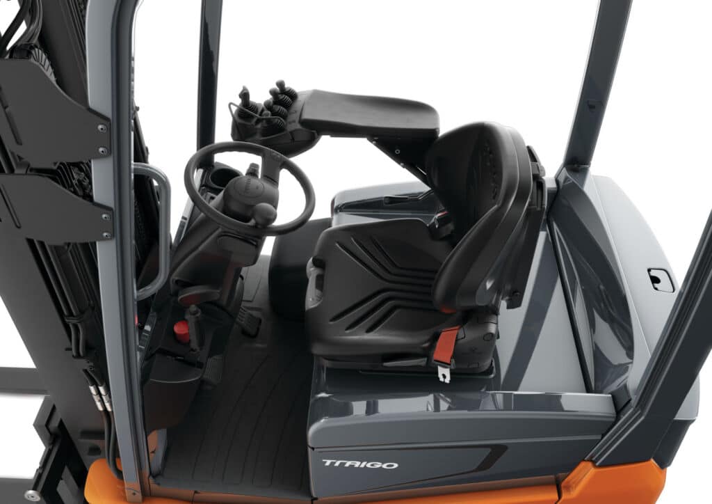 Toyota Gabelstapler Kleiner E-Stapler Traigo24 3 Toyota-Gabelstapler-TRG24 D003
