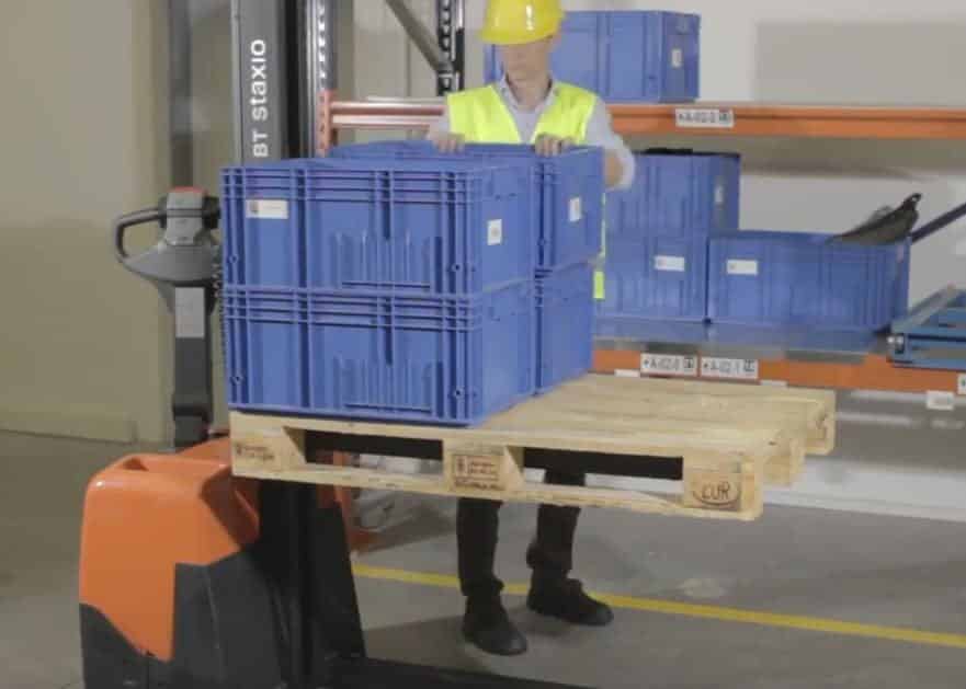 Toyota_Staxio-Gabehöhenverstellung Toyota-Gabelstapler-Toyota Staxio Gabehöhenverstellung
