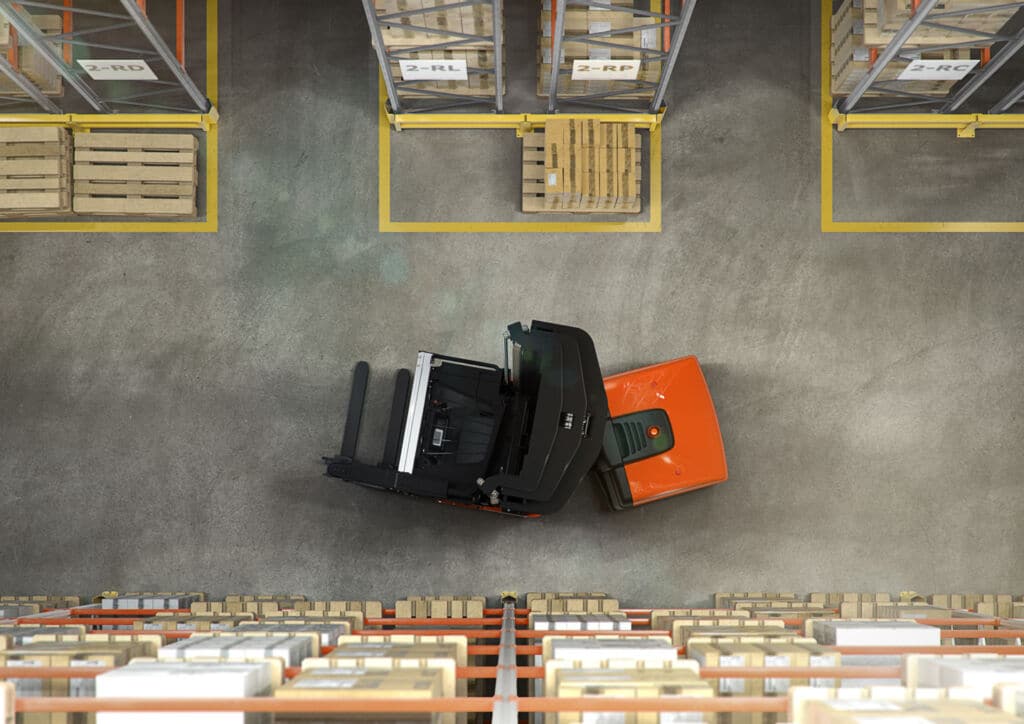 Schnalganggelenkstapler Stapler für schmale Gänge kaufen ITL Freisen Schnalganggelenkstapler Stapler für schmale Gänge kaufen ITL Freisen