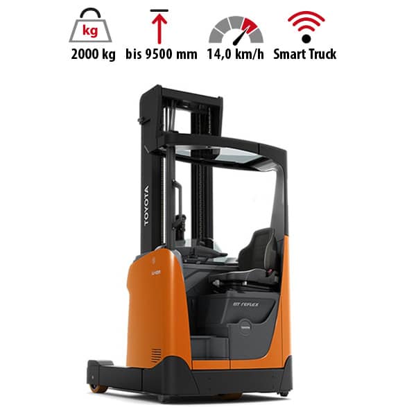 Toyota Gabelstapler Miete: Schubmaststapler | 2 t | Standard 1 ITL Gabelstapler Mietstapler Schubmaststapler 2t Standard