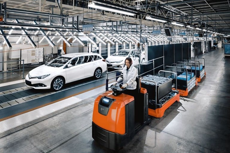Toyota Gabelstapler Miete: Elektro-Schlepper | 3,0 t 4 ITL Gabelstapler Mietstapler Schlepper mieten Toyota Tracto 3t