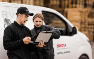Toyota-Gabelstapler-standortseite service allgemein 15689