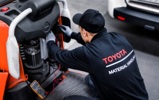 Toyota-Gabelstapler-standortseite vor ort service 15700